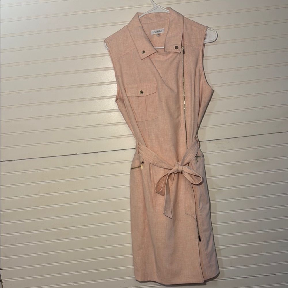 Calvin Klein Pink Sleeveless Dress